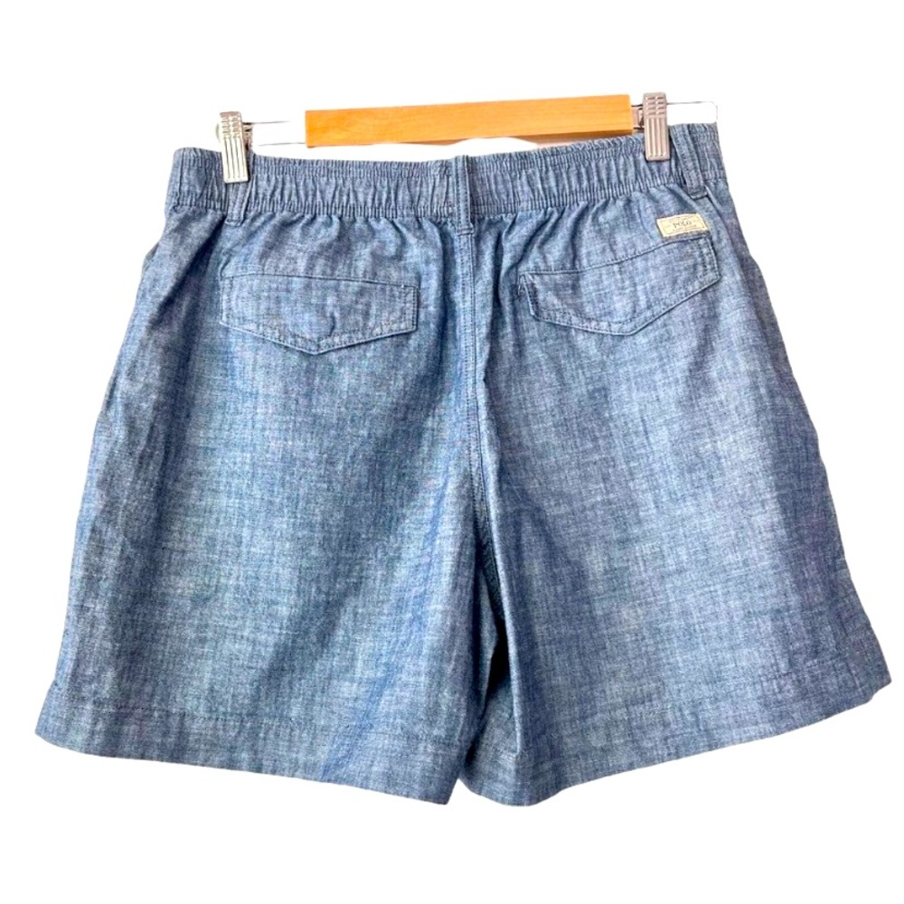 Polo Ralph Lauren Women’s Blue Heather Chino Shorts - Picture 11 of 11